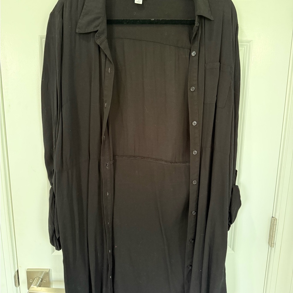 Splendid Black Midi Dress